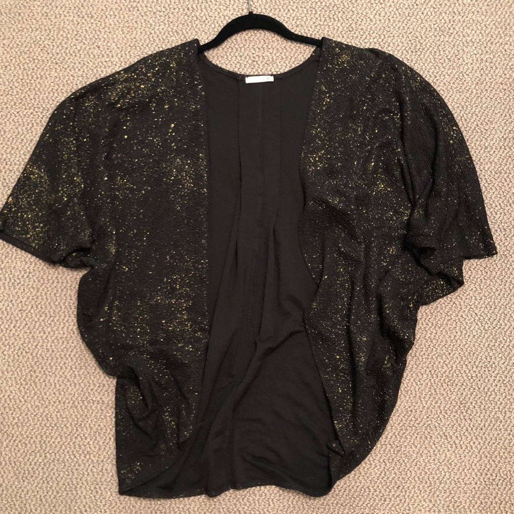 Worn once! Black and gold sweater!
